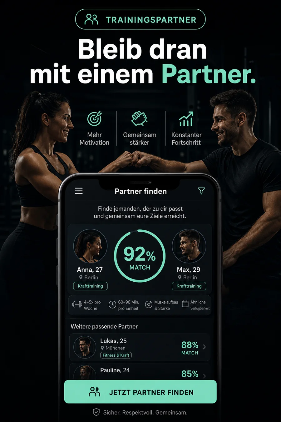 FormFit workout mate matching