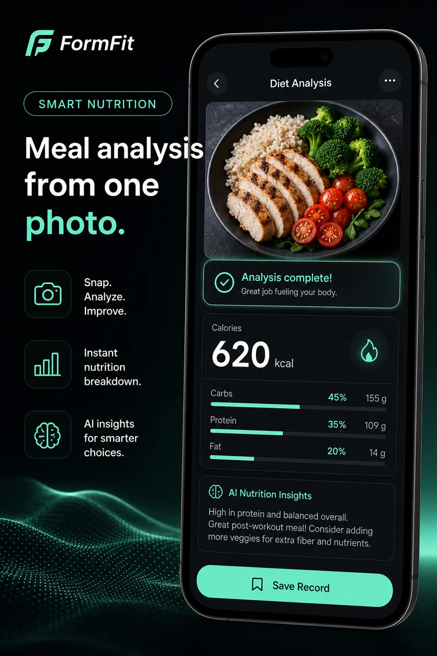 FormFit nutrition analysis