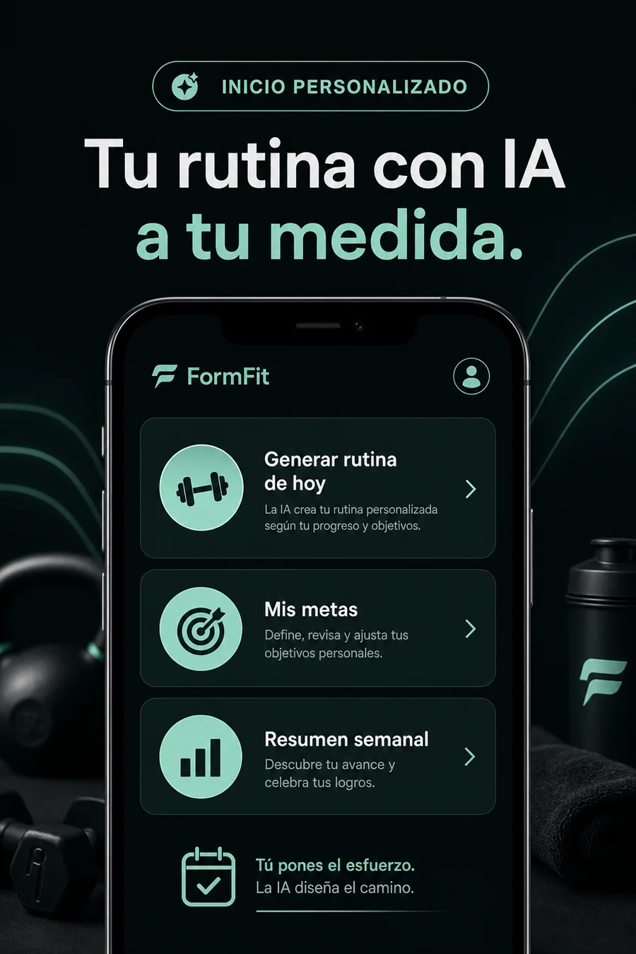 FormFit app home