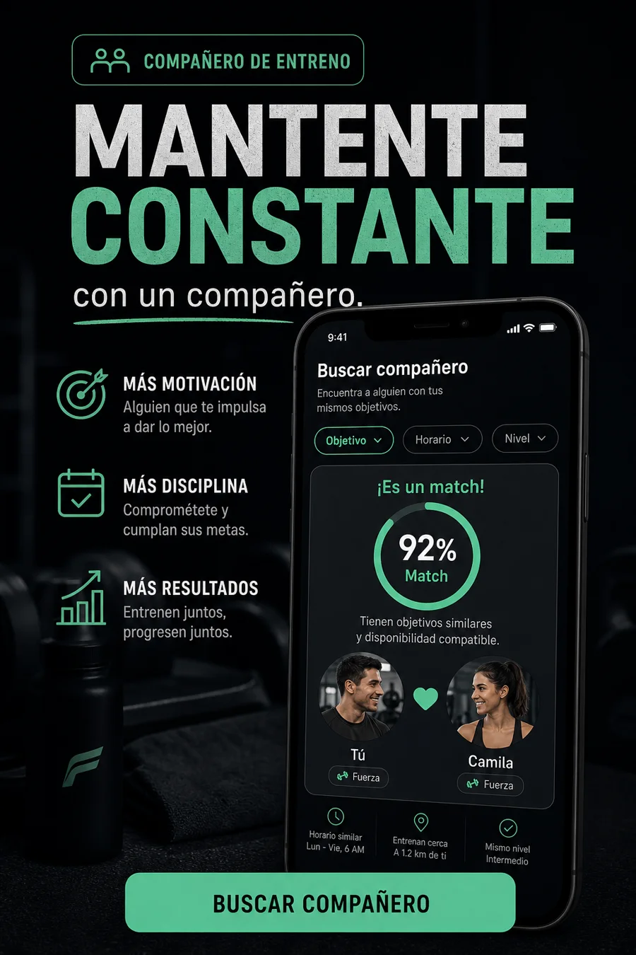 FormFit workout mate matching